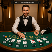 GoldBet - Live Blackjack - Evolution Gaming Real Dealers
